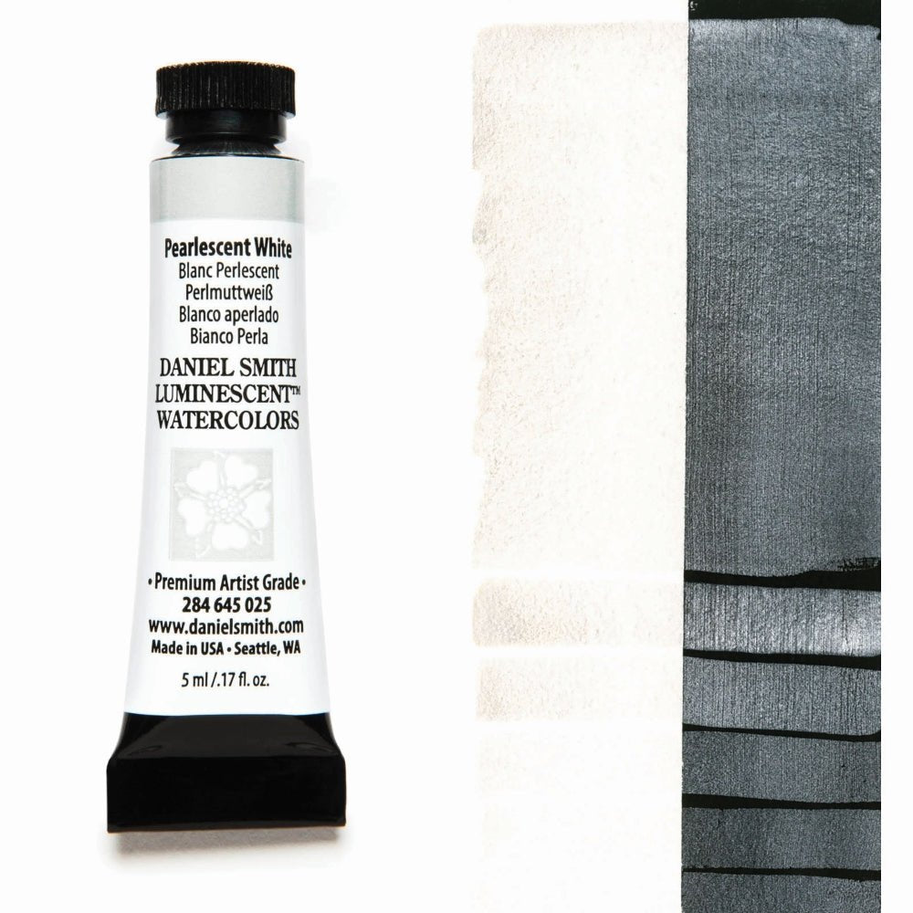 Daniel Smith Extra Fine Watercolor - Pearlescent White 5 ml - merriartist.com