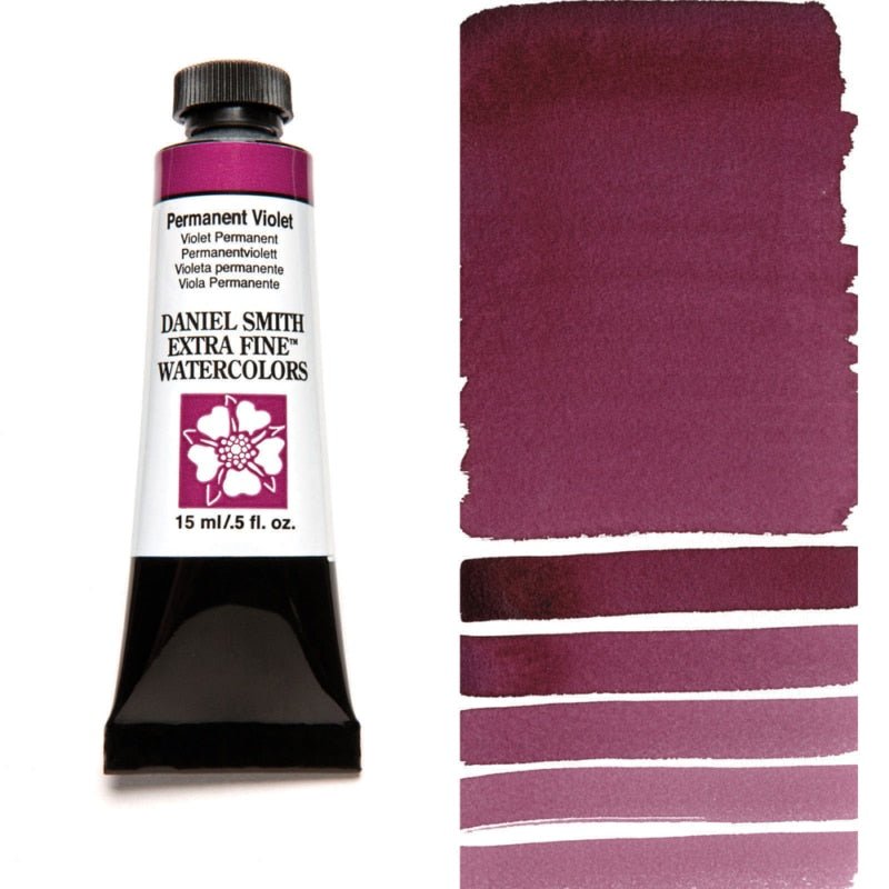 Daniel Smith Extra Fine Watercolor - Permanent Violet 15 ml - merriartist.com