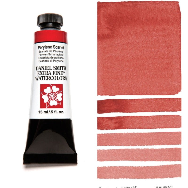 Daniel Smith Extra Fine Watercolor - Perylene Scarlet 15 ml - merriartist.com