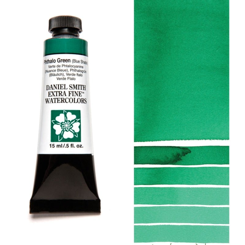 Daniel Smith Extra Fine Watercolor - Phthalo Green (BS) 15 ml - merriartist.com