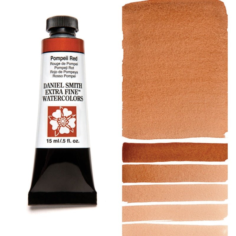 Daniel Smith Extra Fine Watercolor - Pompeii Red 15 ml - merriartist.com
