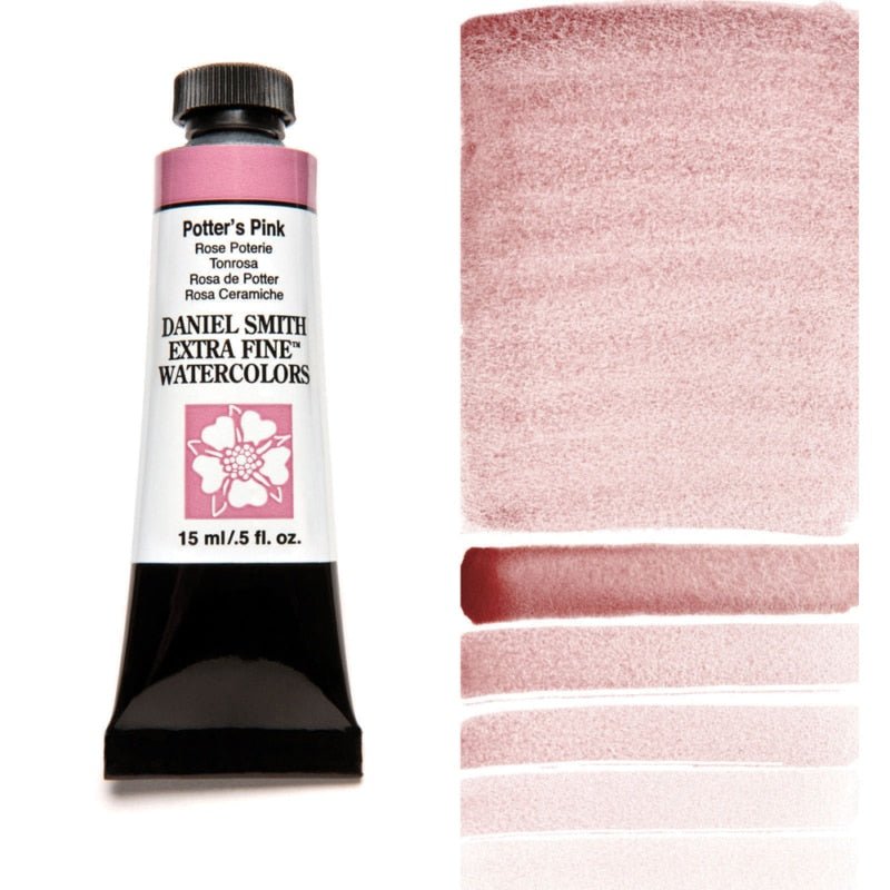 Daniel Smith Extra Fine Watercolor - Potters Pink 15 ml - merriartist.com