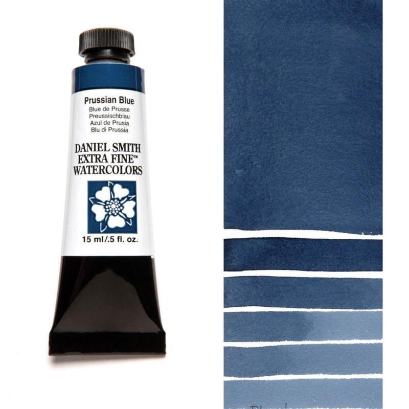 Daniel Smith Extra Fine Watercolor - Prussian Blue 15 ml - merriartist.com