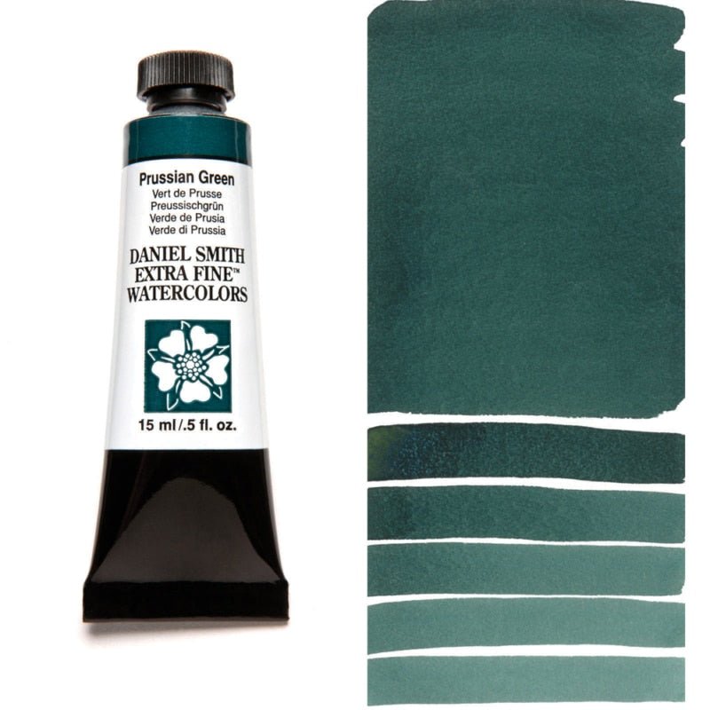 Daniel Smith Extra Fine Watercolor - Prussian Green 15 ml - merriartist.com