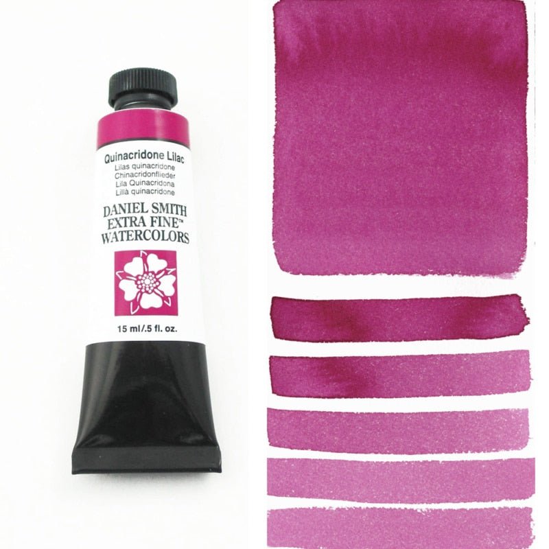 Daniel Smith Extra Fine Watercolor - Quinacridone Lilac 15 ml - merriartist.com