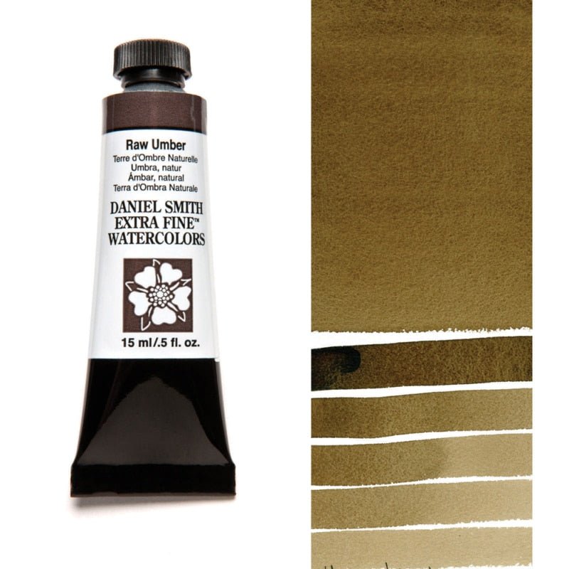 Daniel Smith Extra Fine Watercolor - Raw Umber 15 ml - merriartist.com
