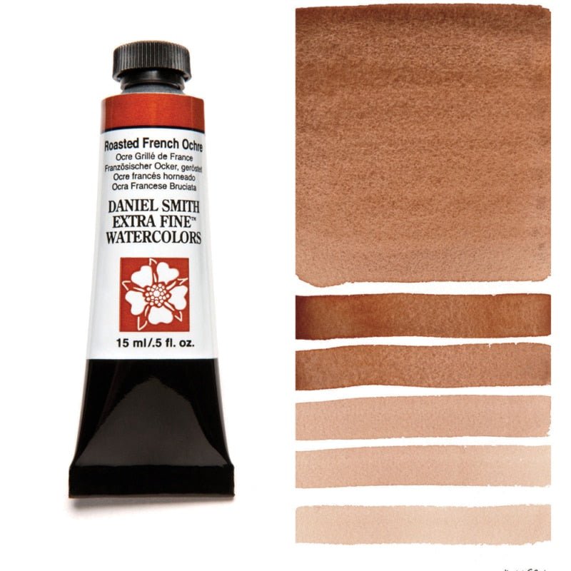Daniel Smith Extra Fine Watercolor - Roasted French Ochre (PR 102) 15 ml - merriartist.com