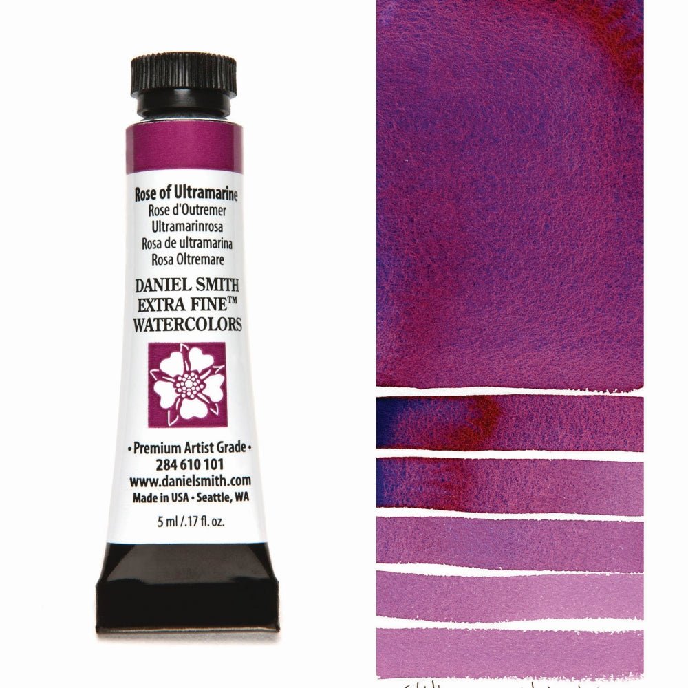 Daniel Smith Extra Fine Watercolor - Rose of Ultramarine 5 ml (small tube) - merriartist.com