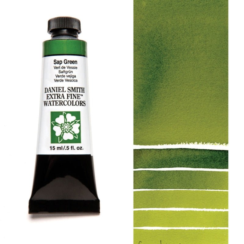 Daniel Smith Extra Fine Watercolor - Sap Green 15 ml - merriartist.com
