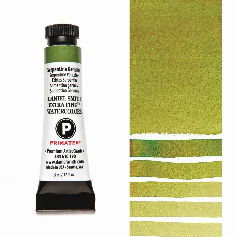 Daniel Smith Extra Fine Watercolor - Serpentine Genuine 5 ml (small tube) - merriartist.com