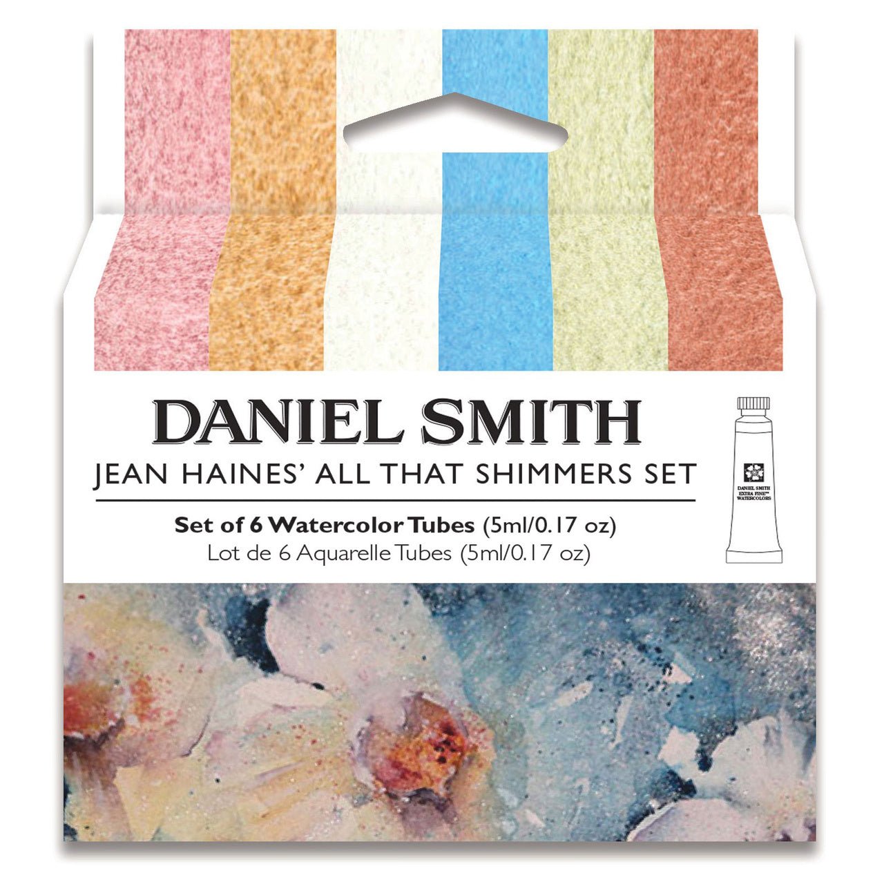 Daniel Smith Extra Fine Watercolor Set - 6 Color - Jean Haines' All That Shimmers Set (6 X 5ml tubes) - merriartist.com