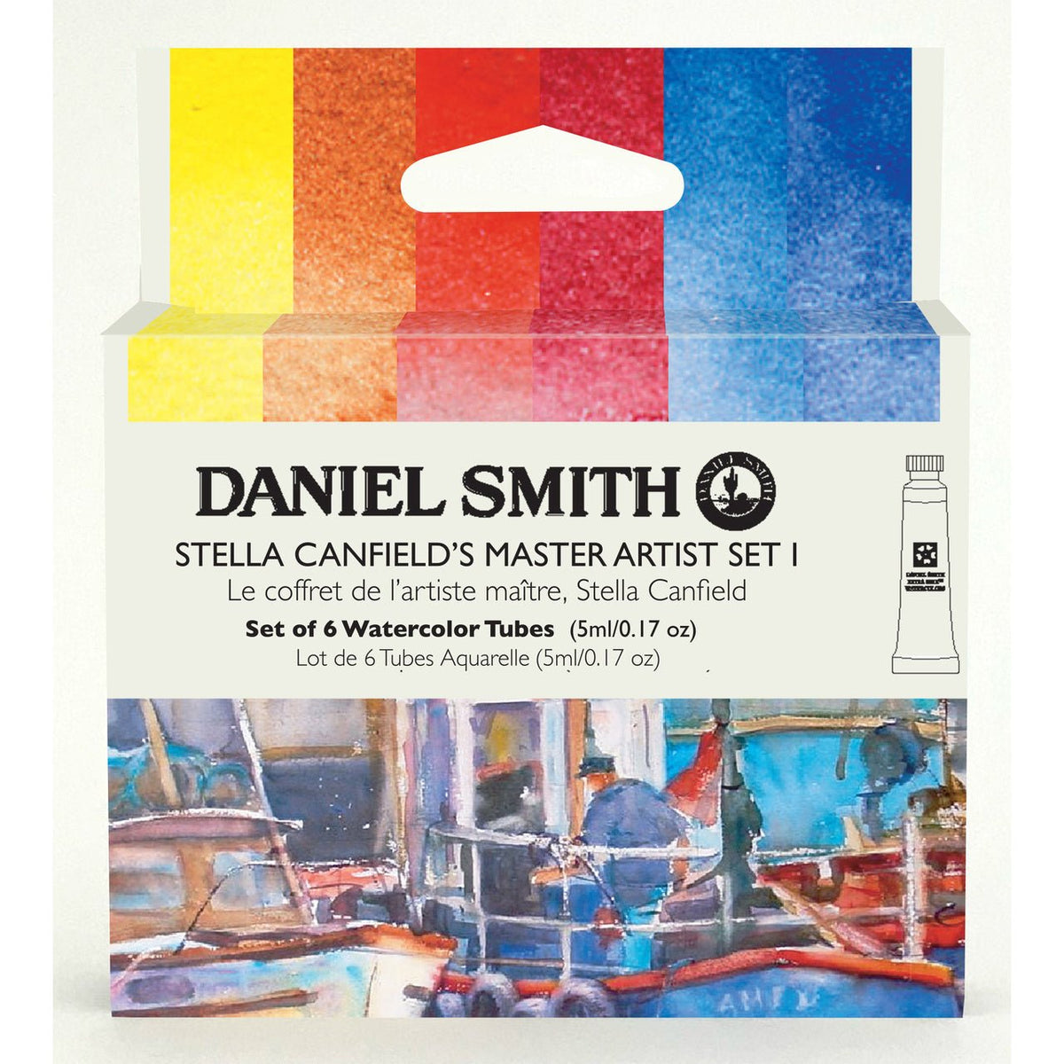 Daniel Smith Extra Fine Watercolor Set - 6 Color Stella Canfield's Master Artist Set #1 (6 X 5ml tubes) - merriartist.com