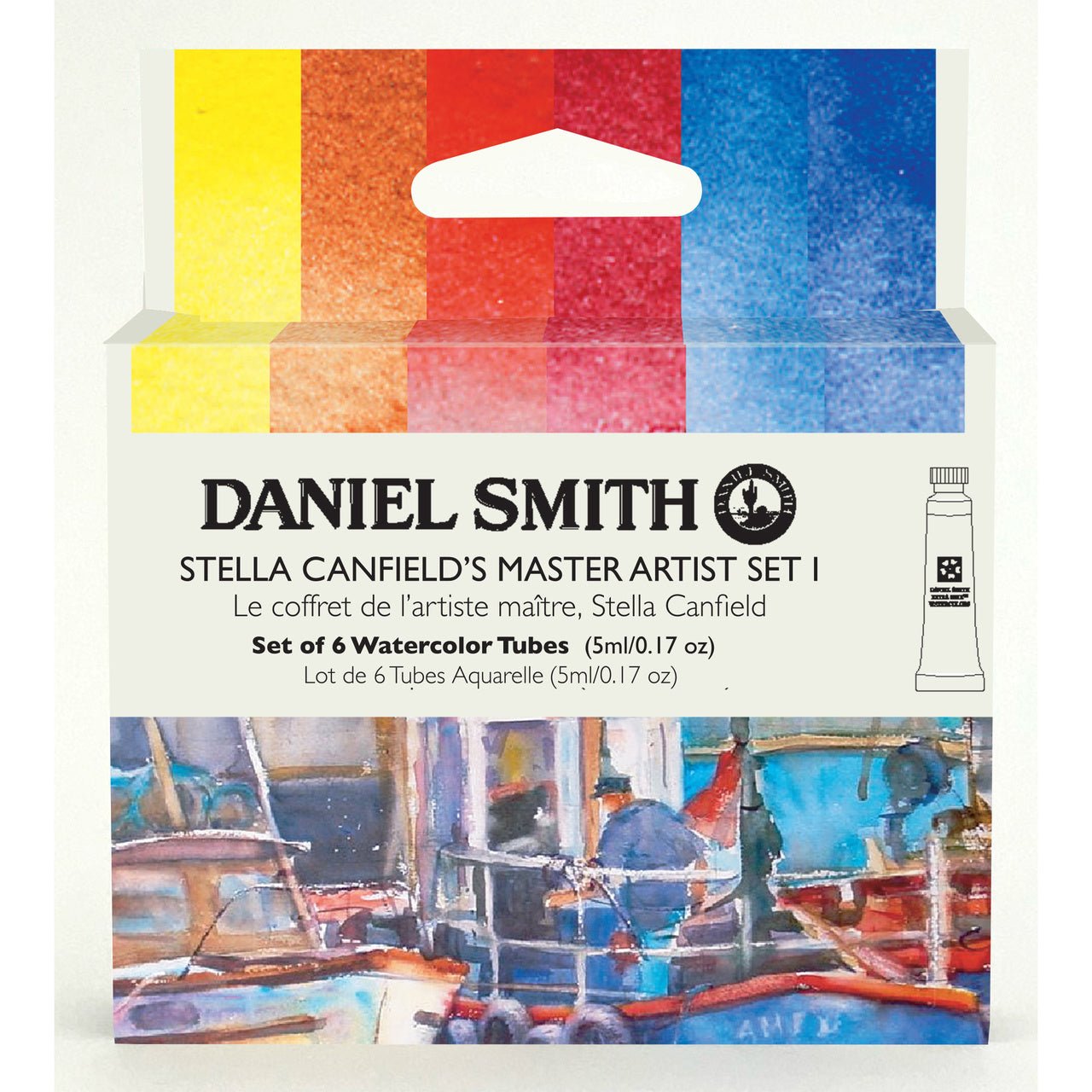 Clearance - Daniel Smith Extra Fine Watercolor Set - 6 Color Stella Canfield's Master Artist Set #1 (6 X 5ml tubes)