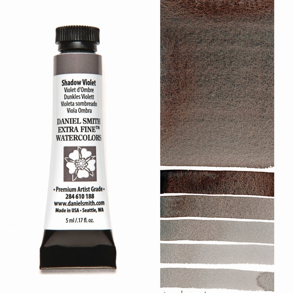 Daniel Smith Extra Fine Watercolor - Shadow Violet 5 ml (small tube) - merriartist.com