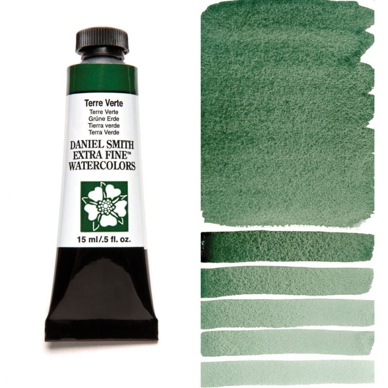 Daniel Smith Extra Fine Watercolor - Terre Verte 15 ml - merriartist.com