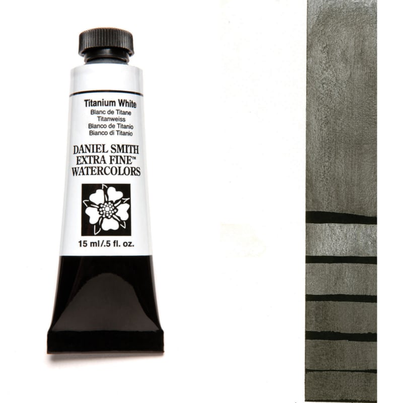 Daniel Smith Extra Fine Watercolor - Titanium White 15 ml - merriartist.com