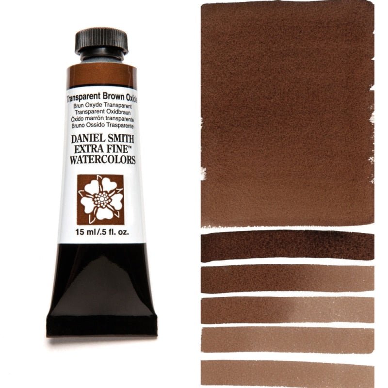 Daniel Smith Extra Fine Watercolor - Transparent Brown Oxide 15 ml - merriartist.com