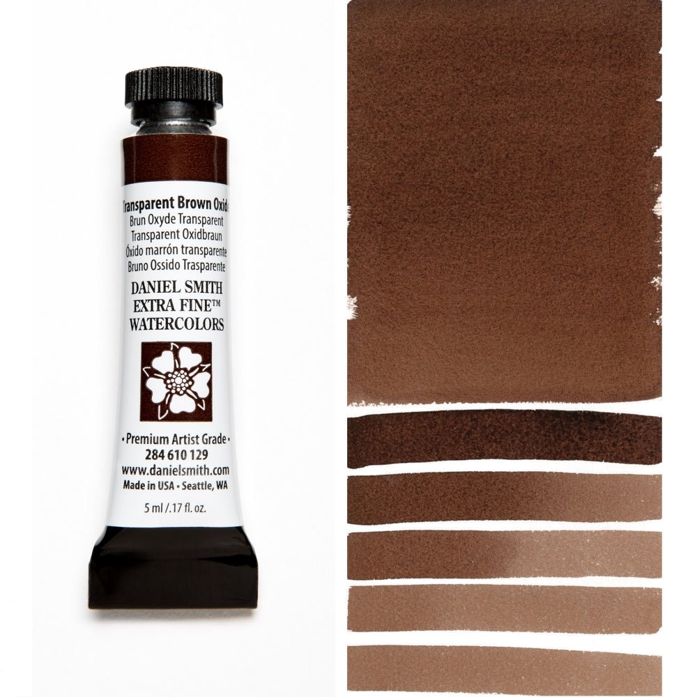 Daniel Smith Extra Fine Watercolor - Transparent Brown Oxide 5 ml - merriartist.com