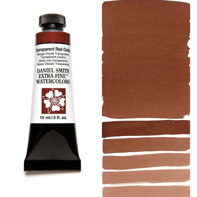 Daniel Smith Extra Fine Watercolor - Transparent Red Oxide 15 ml - merriartist.com