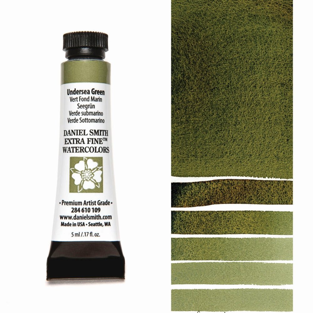Daniel Smith Extra Fine Watercolor - Undersea Green 5 ml (small tube) - merriartist.com