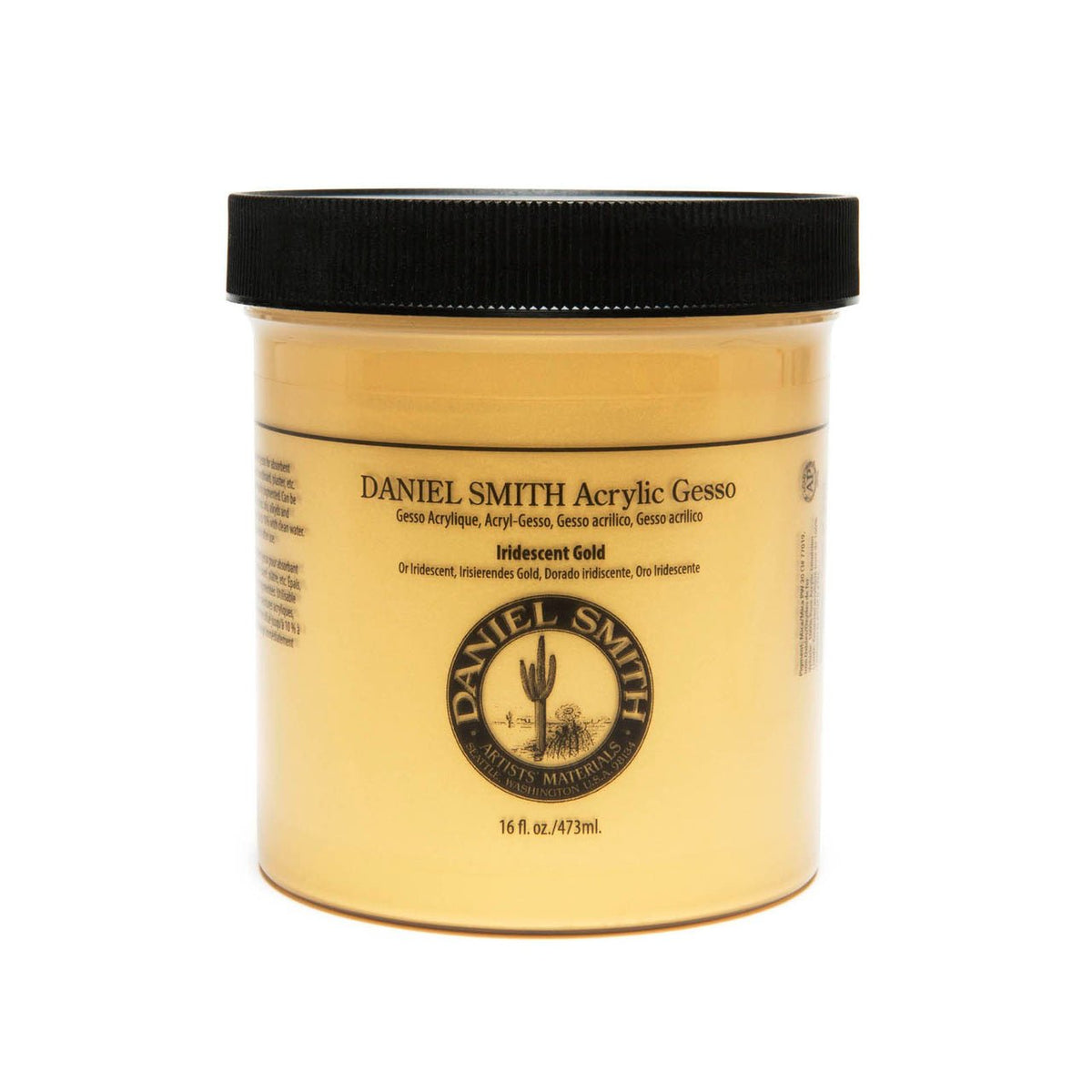 Daniel Smith Iridescent Gold Acrylic Gesso 16 oz - merriartist.com