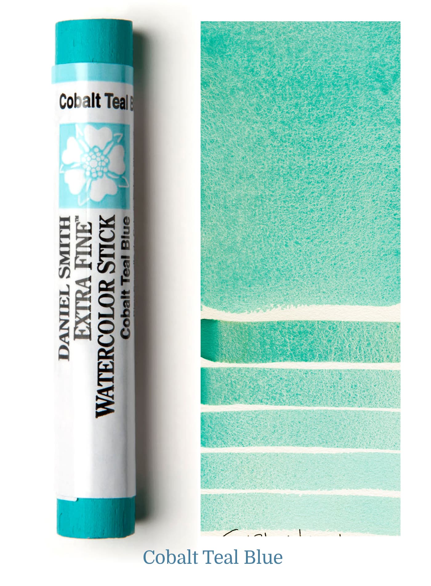 Daniel Smith Watercolor Stick - 3 inch - Cobalt Teal Blue - merriartist.com