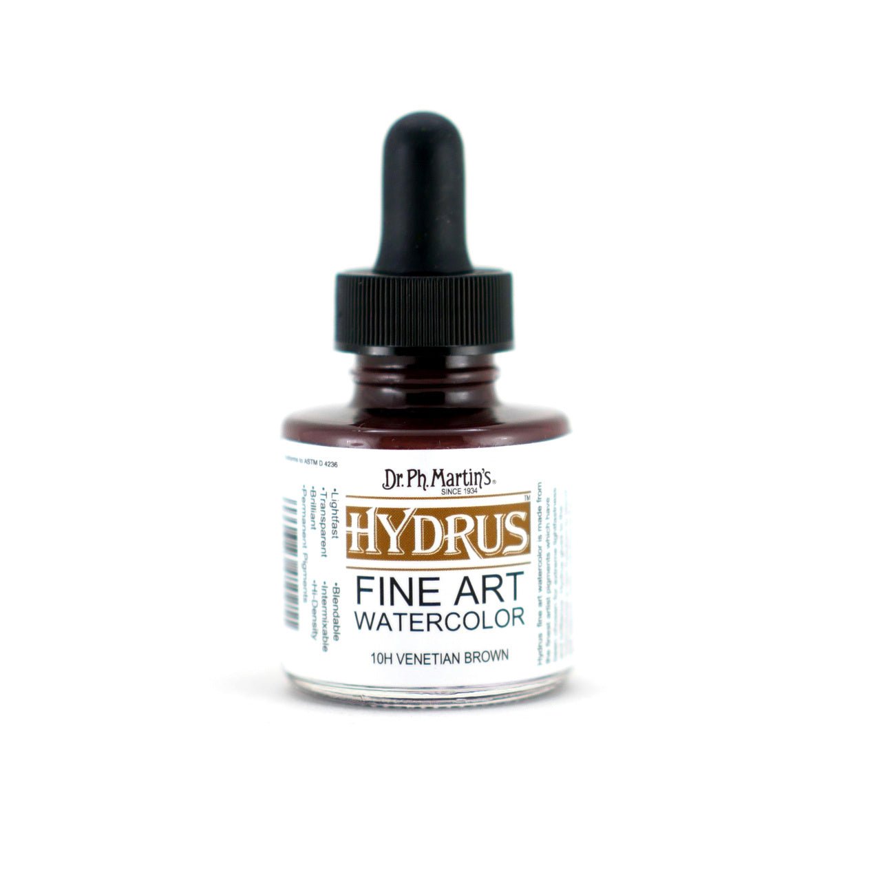 Dr. Ph. Martin's Hydrus Fine Art Watercolor 1 fl. oz. - Venetian Brown - merriartist.com