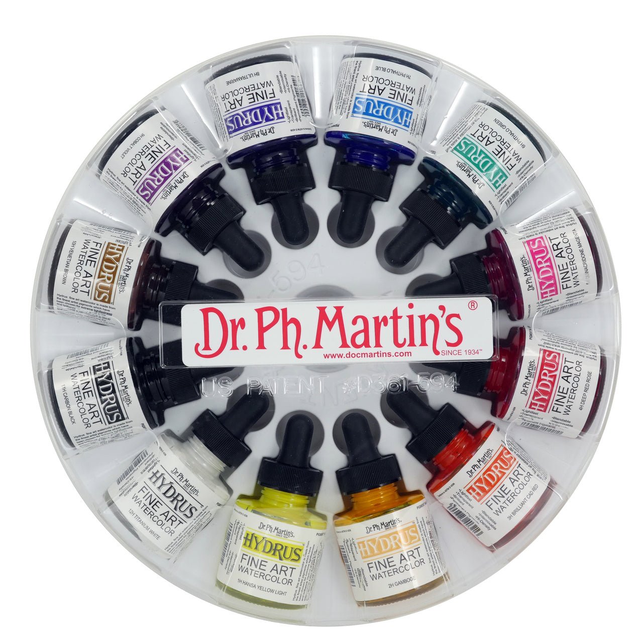 Dr. Ph Martin's Hydrus Fine Art Watercolor - 1 ounce Set #1