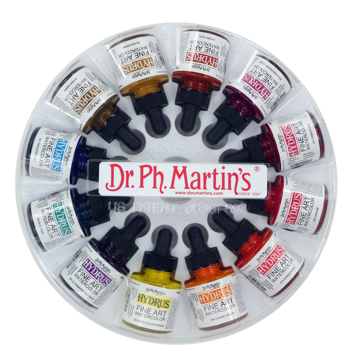 Dr. Ph. Martin's Hydrus Fine Art Watercolor - 1 ounce Set #3 - merriartist.com