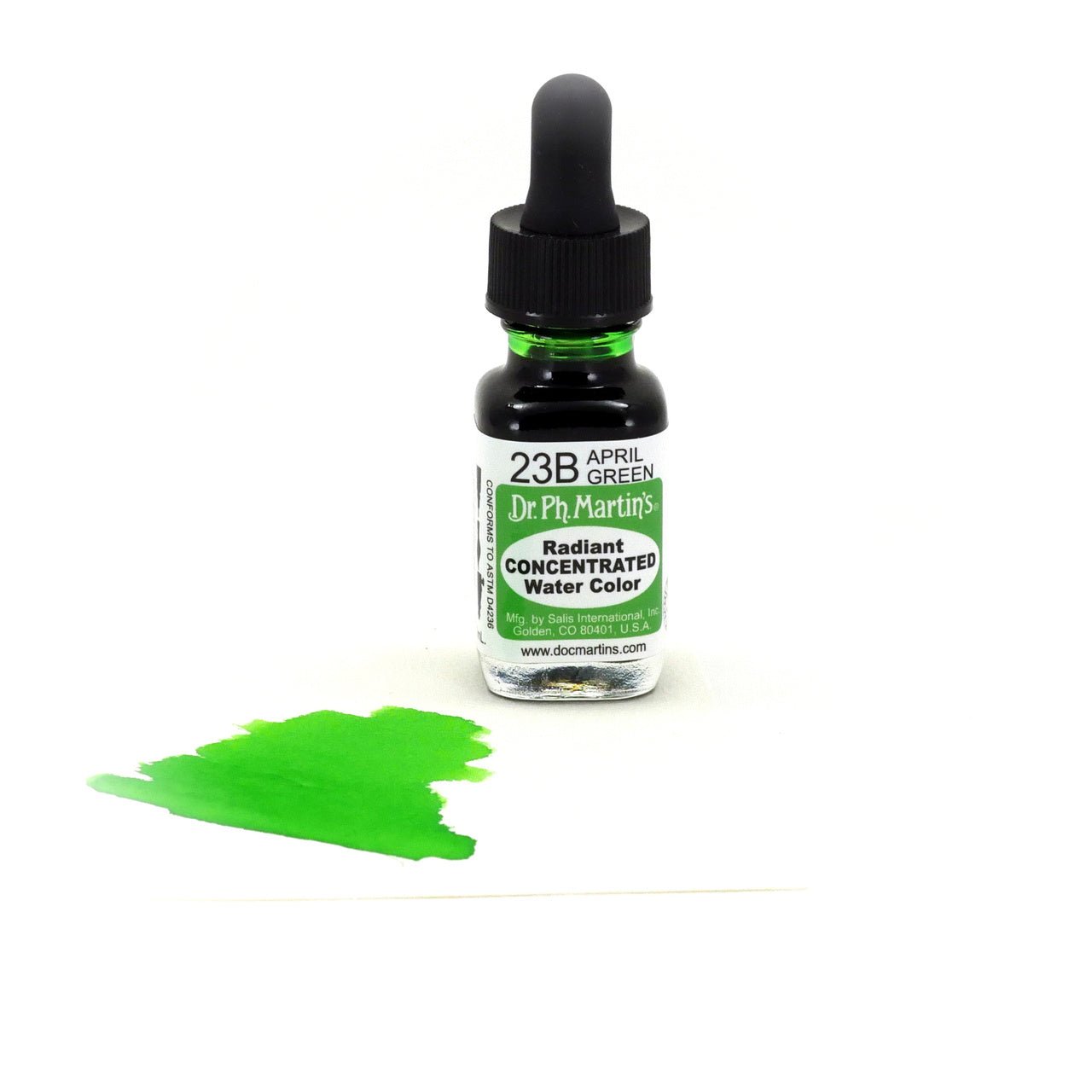 Dr. Ph. Martin's Radiant Watercolor .5 oz - April Green - merriartist.com