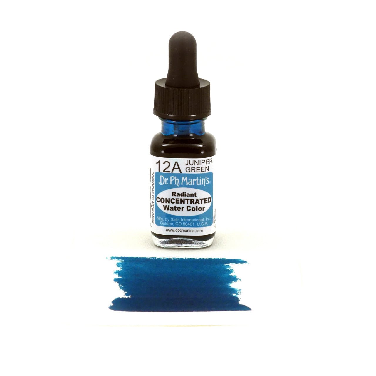 Dr. Ph. Martin's Radiant Watercolor .5 oz - Juniper Green - merriartist.com