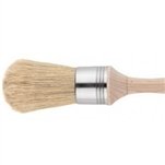 Escoda 7500 Natural Bristle Round Dome Sash Brush  # 4
