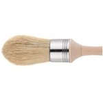 Escoda 7600 Natural Bristle Round Oval Sash Brush # 10 - merriartist.com