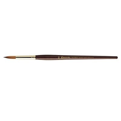 Escoda Reserva Kolinsky Tajmyr Brush - Round 0 - merriartist.com