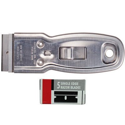 Excel Flat Safety Scraper with 5 extra blades - merriartist.com