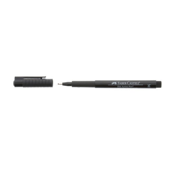 Faber-Castell PITT Artist Pen - Black - M (Medium) - merriartist.com