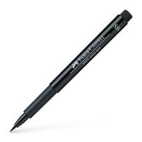 Faber-Castell PITT Artist Pen - Black - SB (Soft Brush) - merriartist.com