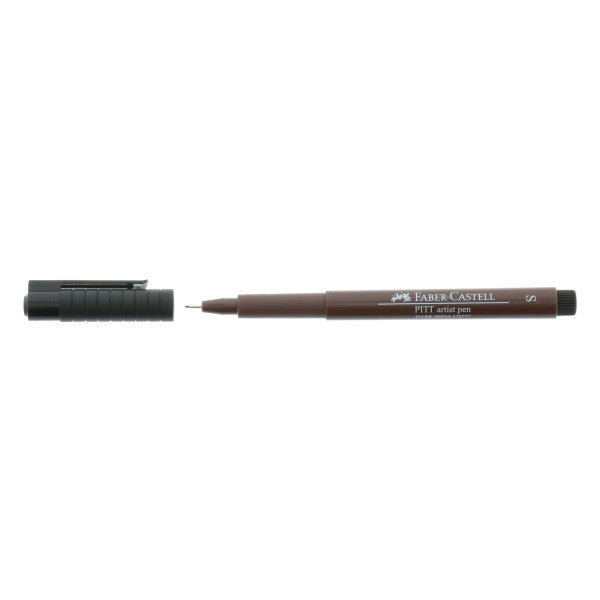 Faber-Castell PITT Artist Pen - Dark Sepia - S (Super Fine) - merriartist.com