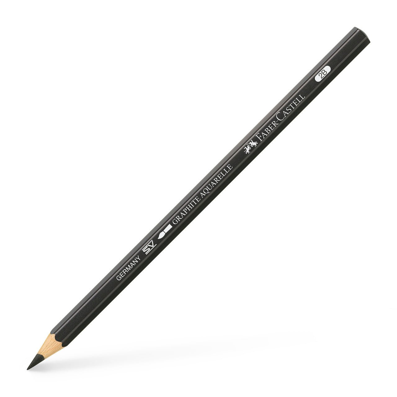 Faber-Castell Water-soluble Aquarelle Graphite Pencil - 2B - merriartist.com