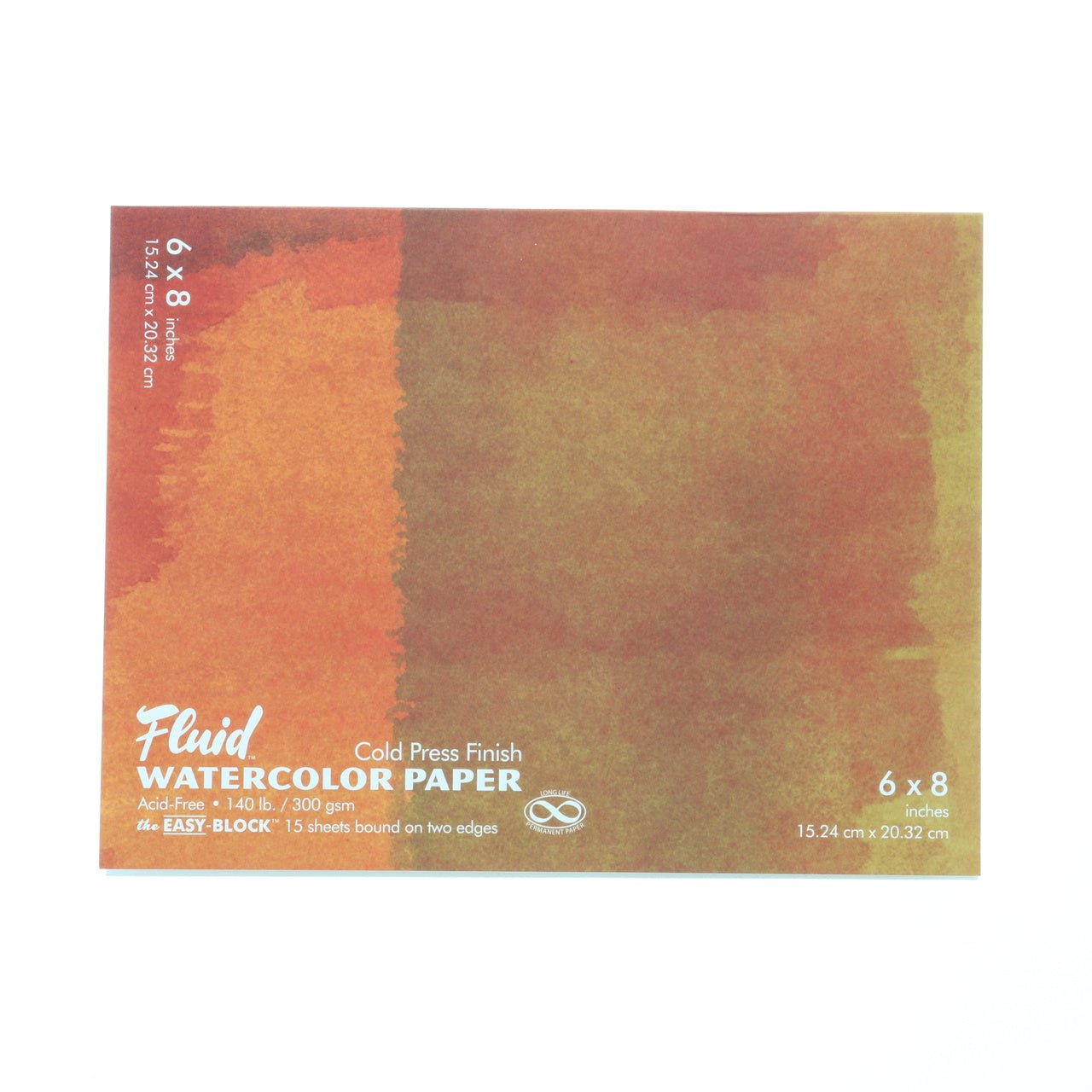 Fluid Watercolor Block - Cold Press - 6X8 - merriartist.com