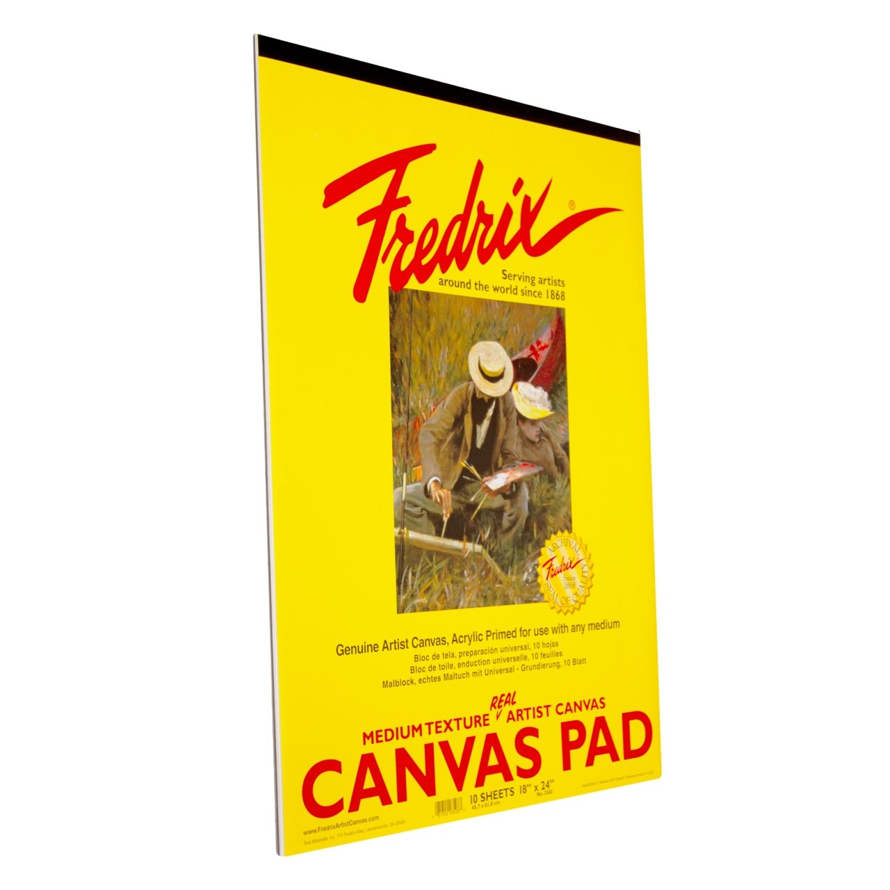 Fredrix Pro Series Belgian Linen Stretched Canvas 8x10