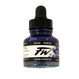 FW Acrylic Ink - 1 fl oz - Indigo - merriartist.com