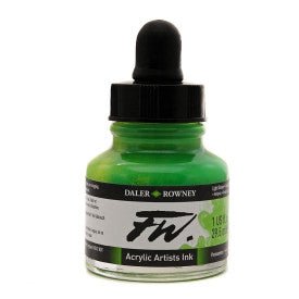 FW Acrylic Ink - 1 fl oz - Light Green - merriartist.com