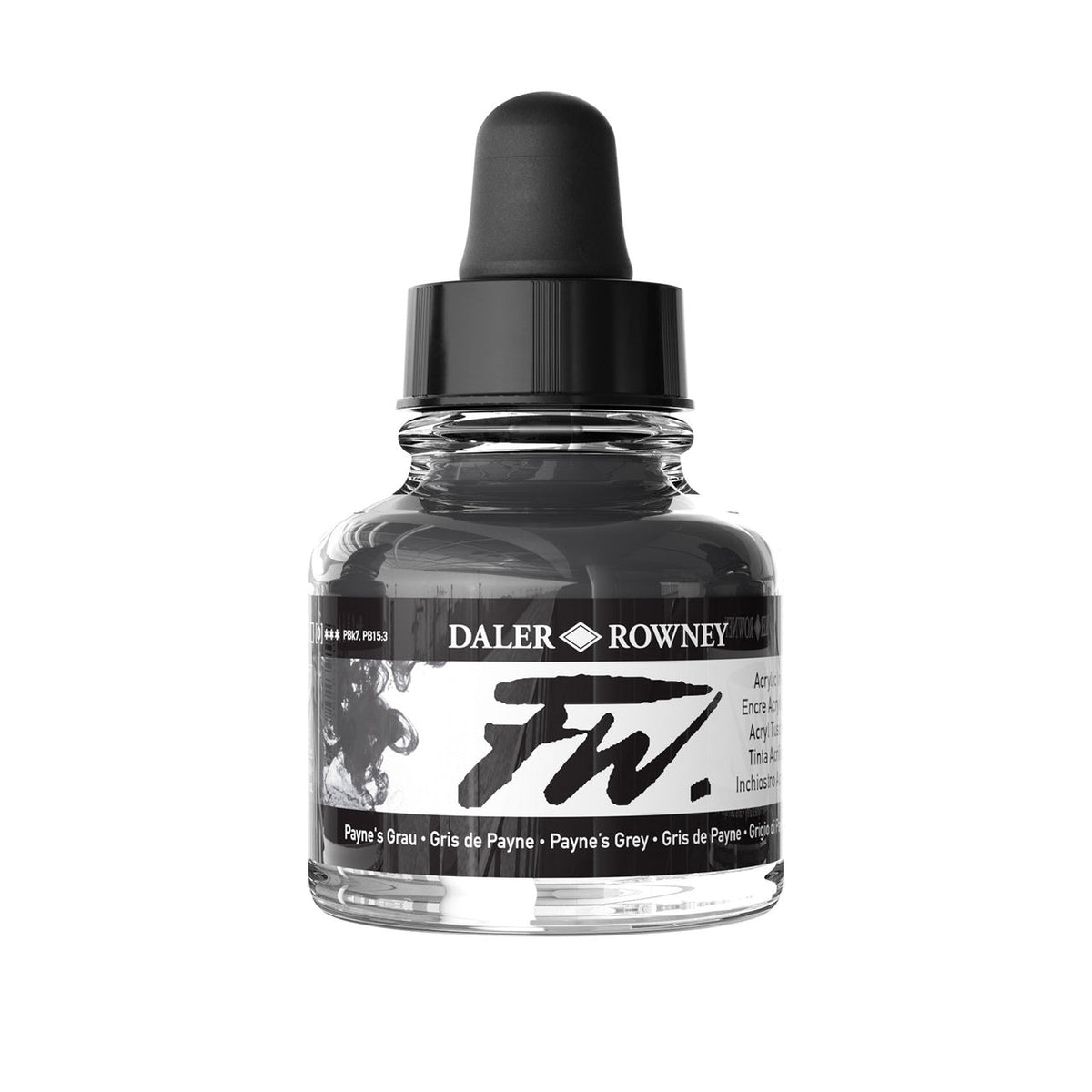 FW Acrylic Ink - 1 fl oz - Paynes Gray - merriartist.com