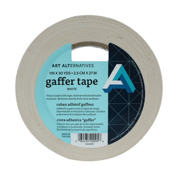 Gaffer's Tape 1x30 yards - White - merriartist.com