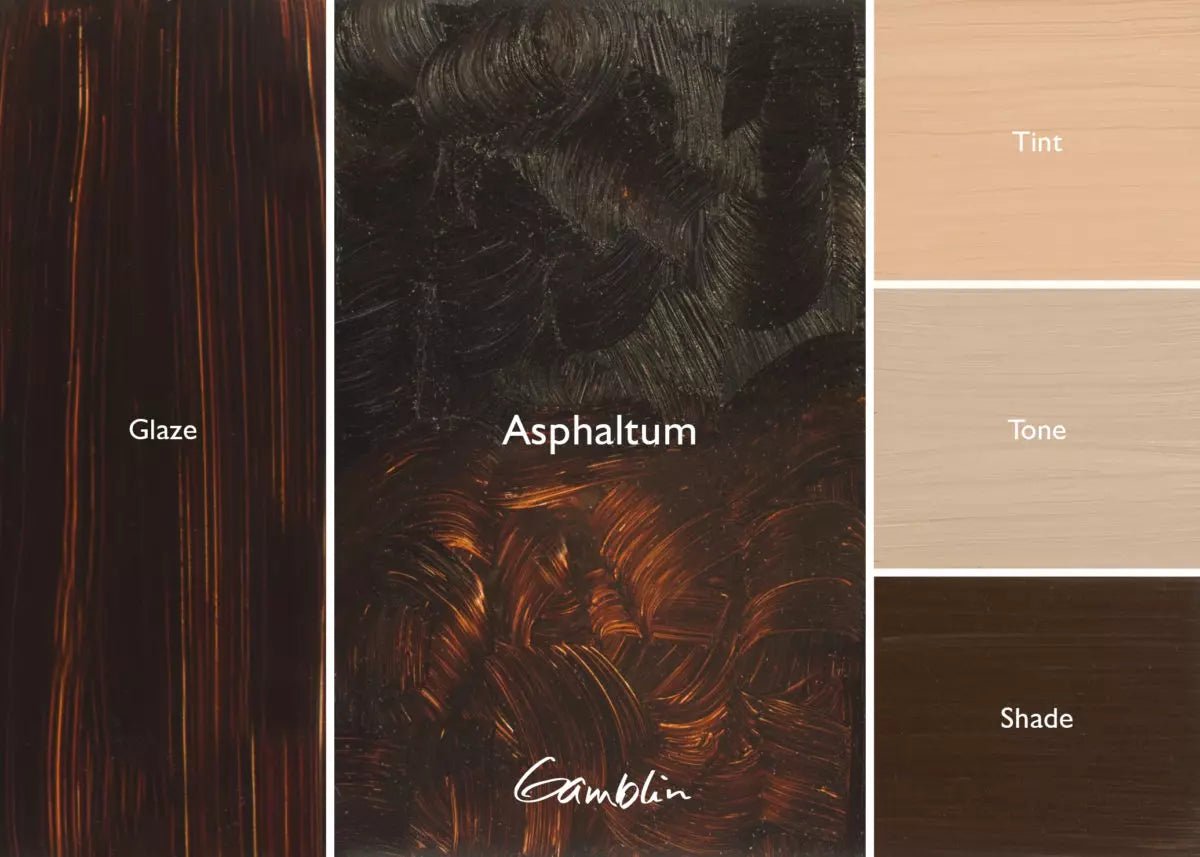 Gamblin Artist's Oil Colors Asphaltum 150 ml - merriartist.com
