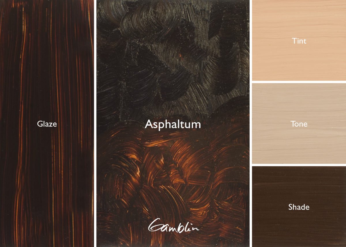 Gamblin Artist's Oil Colors Asphaltum 37 ml - merriartist.com