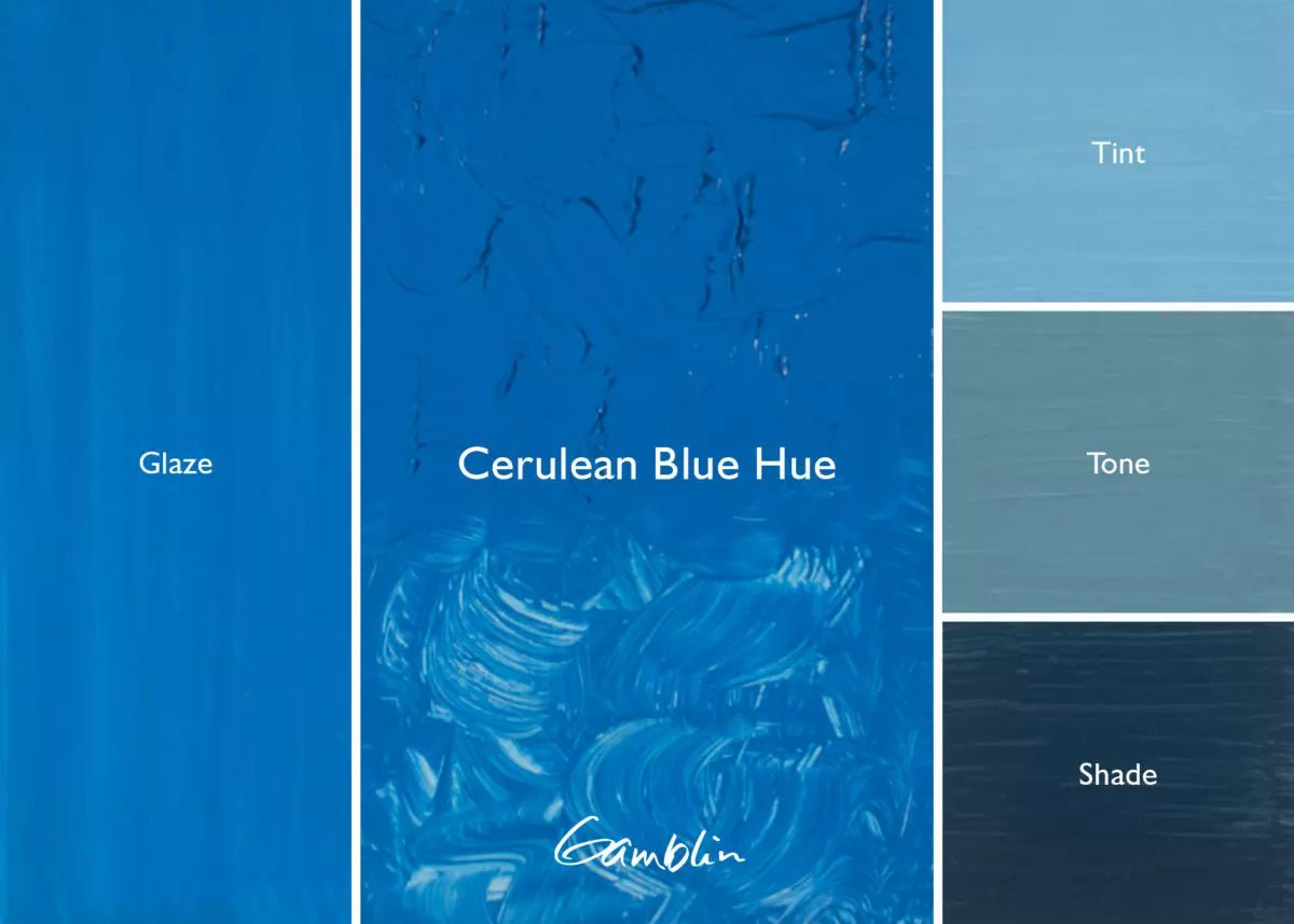 Gamblin Artist's Oil Colors Cerulean Blue Hue 150 ml - merriartist.com