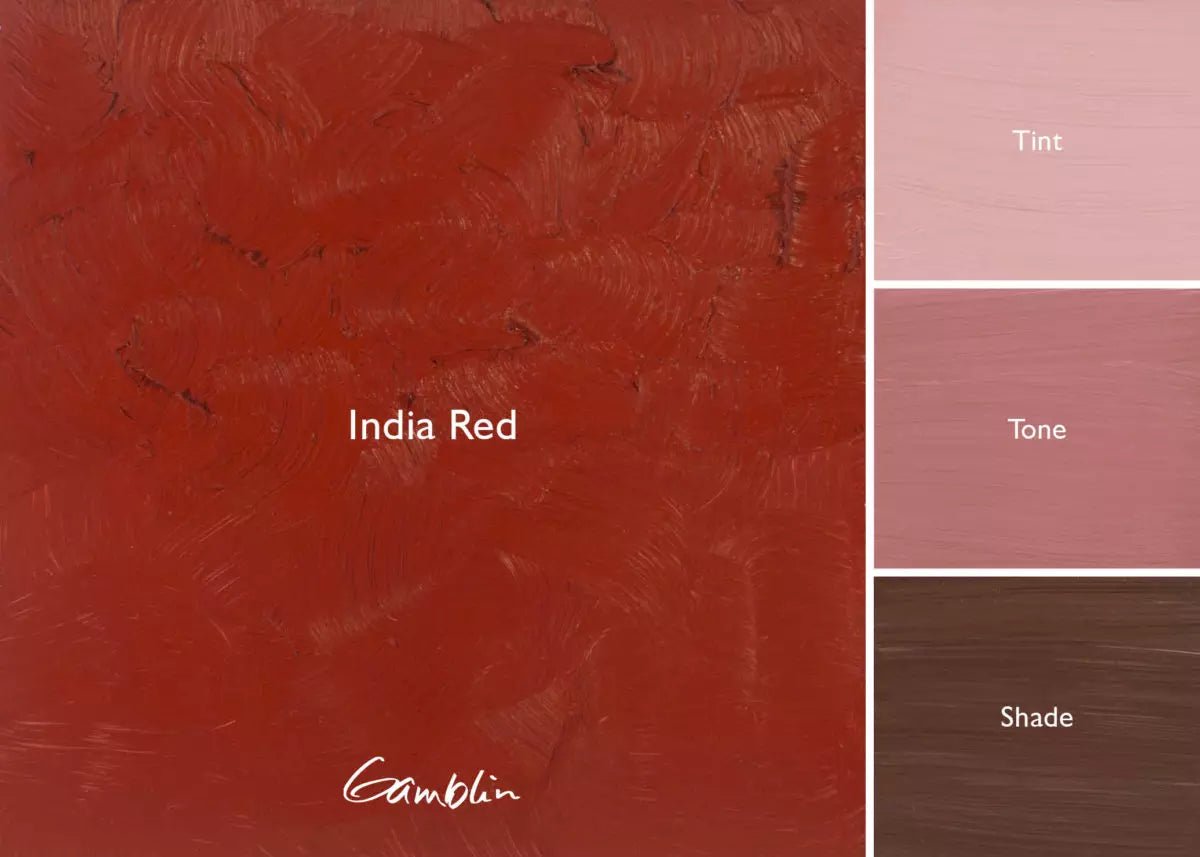 Gamblin Artist's Oil Colors India Red 150 ml - merriartist.com