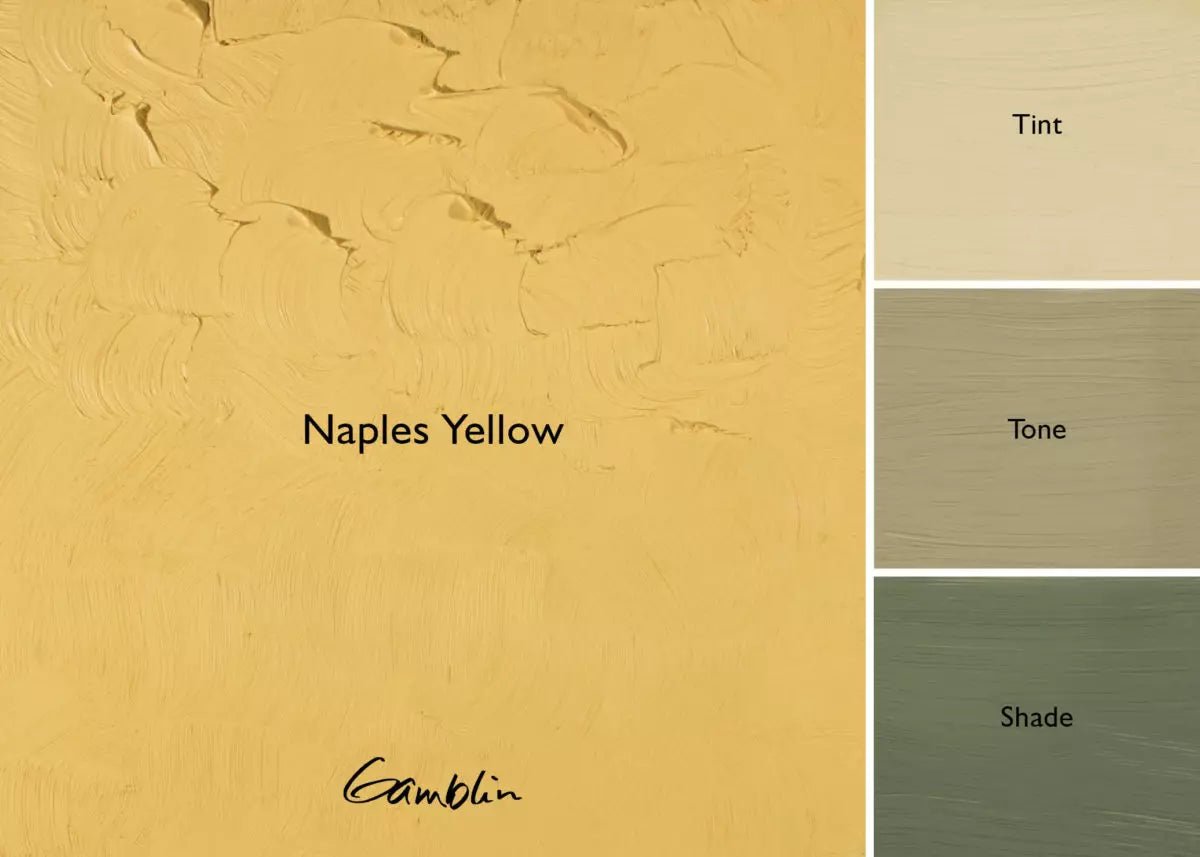 Gamblin Artist's Oil Colors Naples Yellow 150 ml - merriartist.com